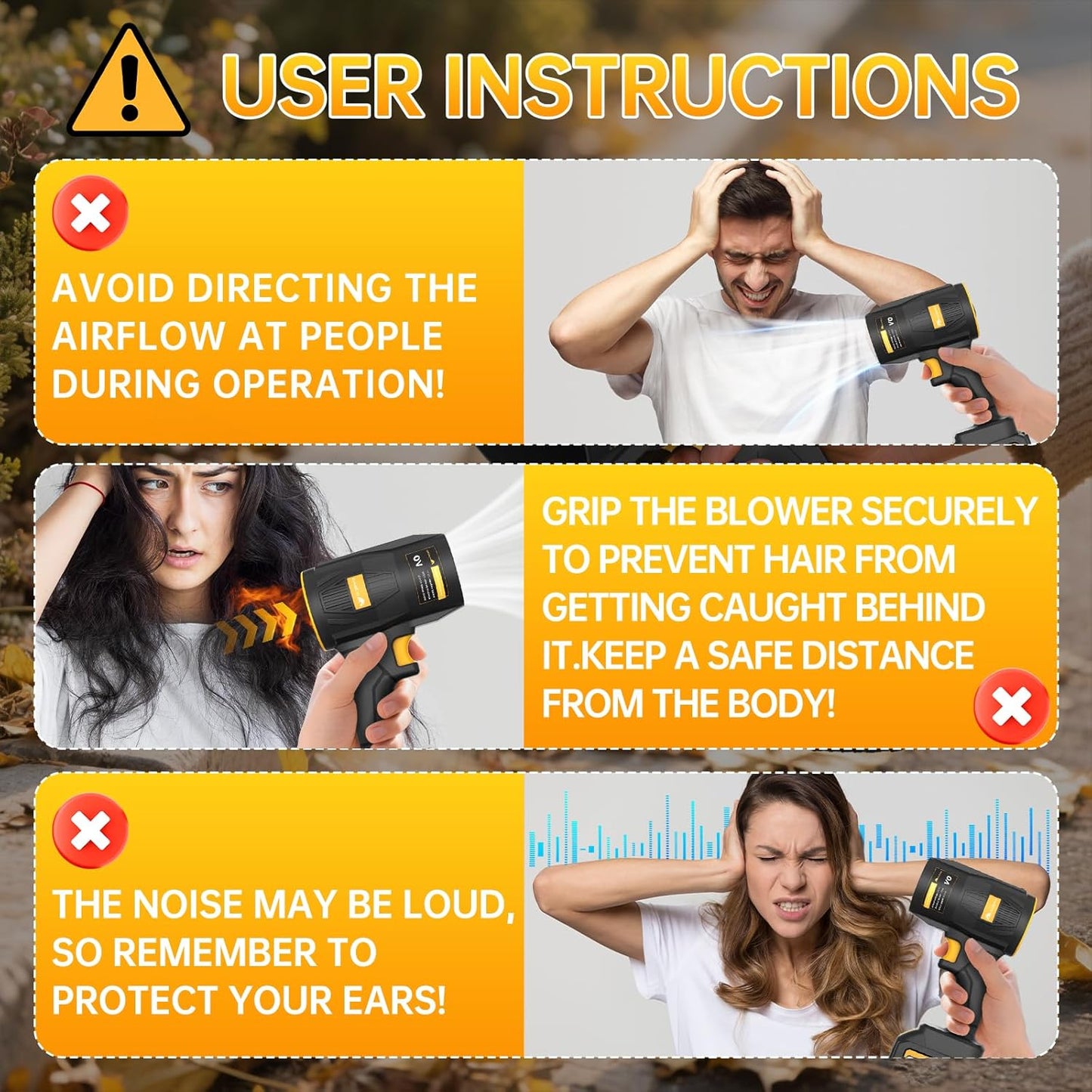 Cordless Electric Leaf Blower, 21V Handheld with 2 Batteries and Charger