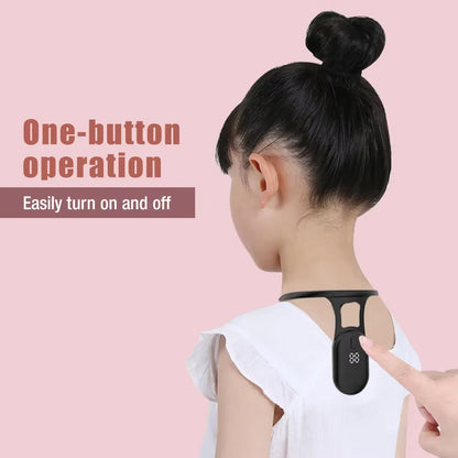 Smart Posture Corrector Back Posture Reminder Neck Hump Correct Realtime Scientific Posture Training Monitoring for Adult Kids